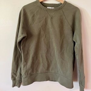 Everlane Olive Green Sweatshirt